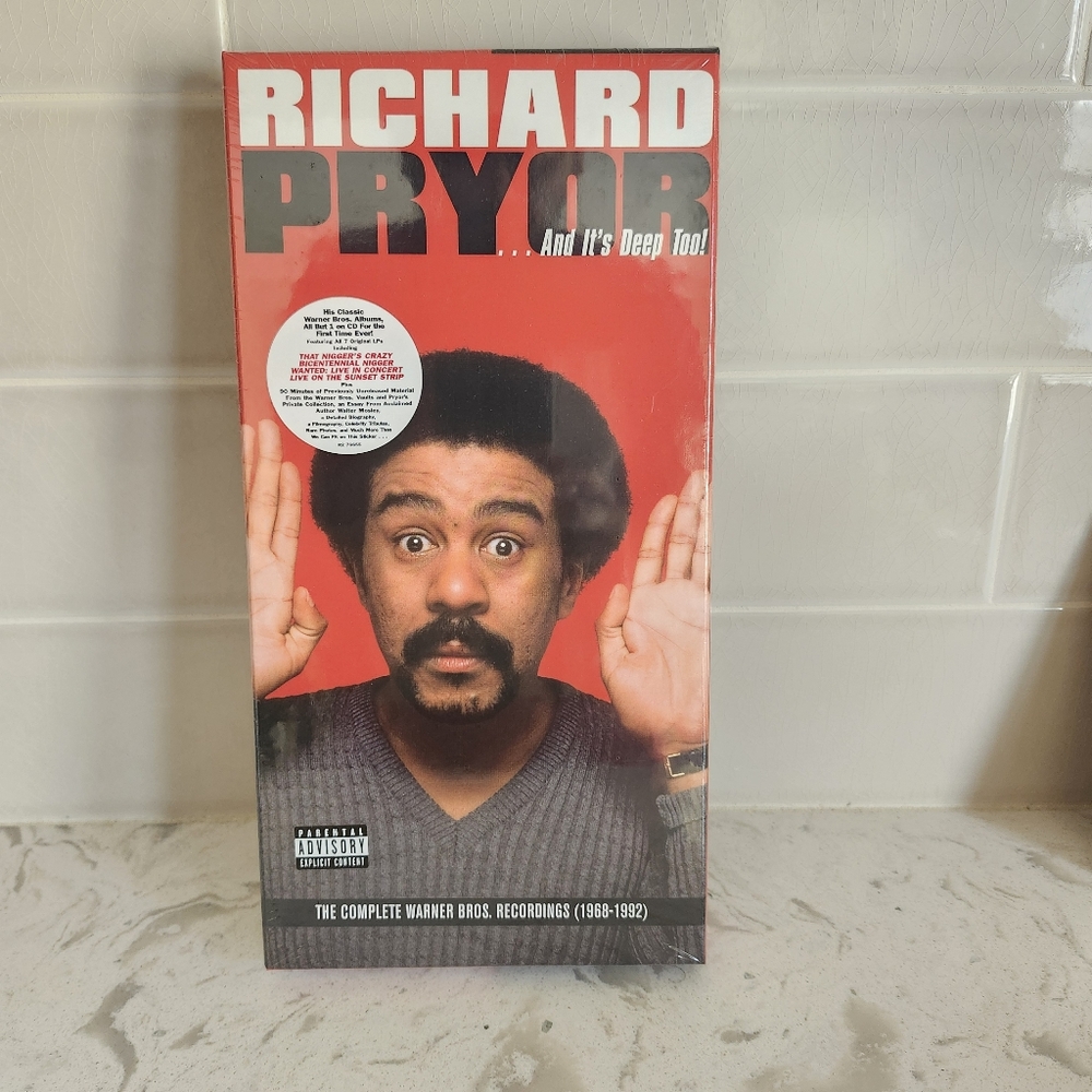 Richard Pryor "And It's Deep Too!" 1968-1992 Complete Warner 9 CD Box Set NEW